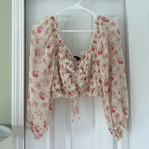 Floral Long Sleeve Blouse